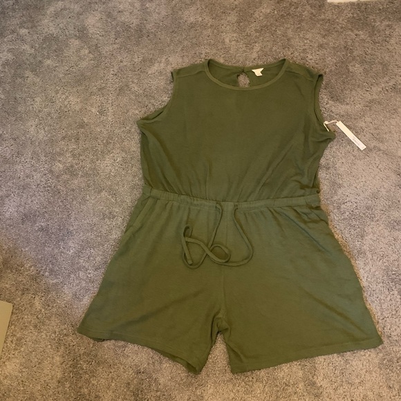 Caslon - Knit Romper (Plus Size) size 3X - Picture 6 of 11